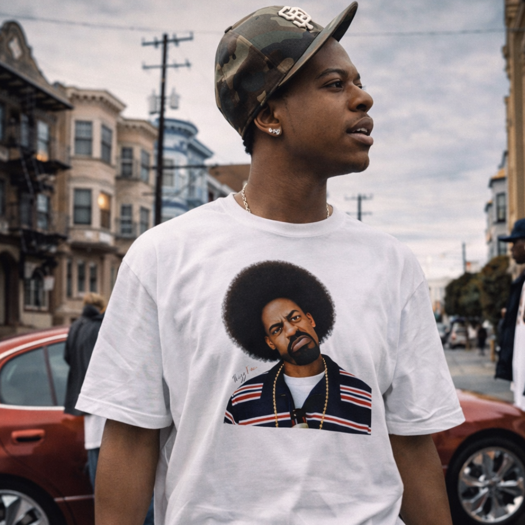 Hyphy Thizz Face Graphic Tee A Timeless Bay Area Symbol of Energy Freedom and Expression