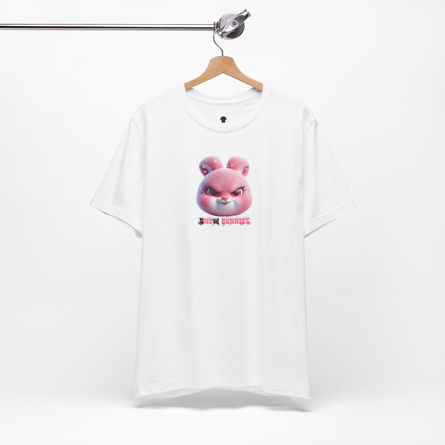 Snow Bunny Graphic T-Shirt Hidden Message Bunny Tee | IYKYK Wordplay Design
