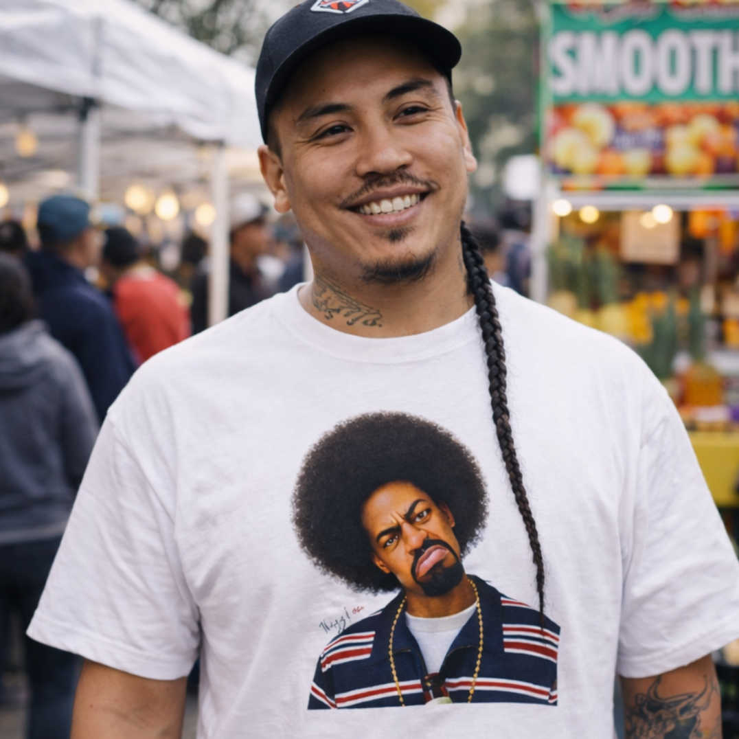 Hyphy Thizz Face Graphic Tee A Timeless Bay Area Symbol of Energy Freedom and Expression