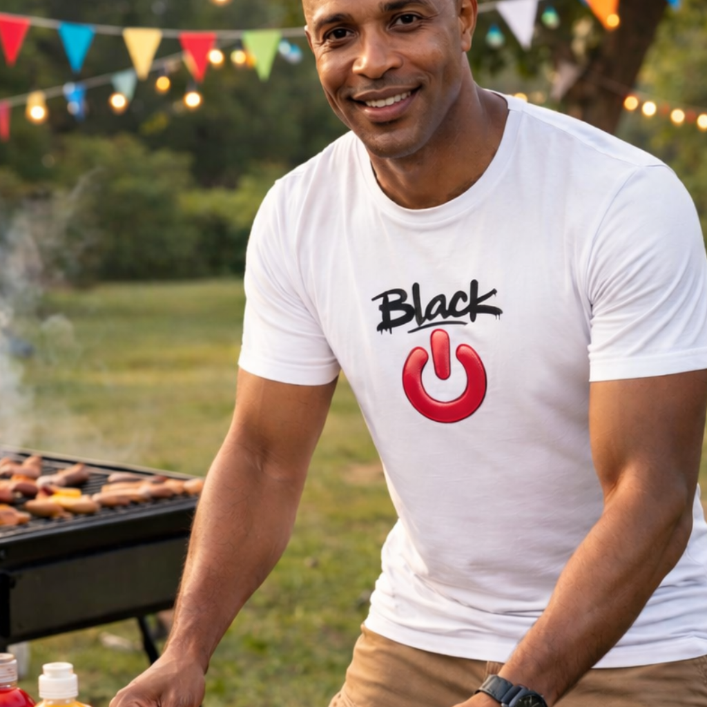 Black Power tShirt (RED), Black Power History Month shirt, Black Power symbol gift woman, Gift for Black Man Power symbol, Black Activist